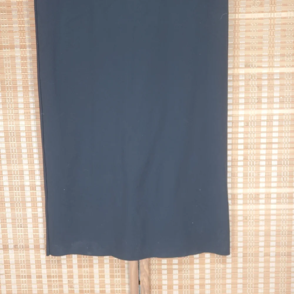 ◇ Skims Black Fold Over Waist High Slit Maxi Swim Skirt Size Medium